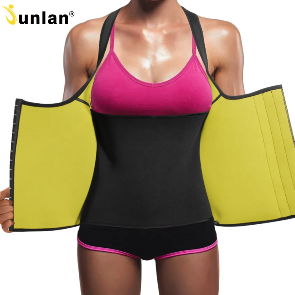 Junlan Women Workout Slimming Tops Neoprene Sauna Vest Female Corset for Weight Loss Body Control Shapewear Corrective Shapers | Женская