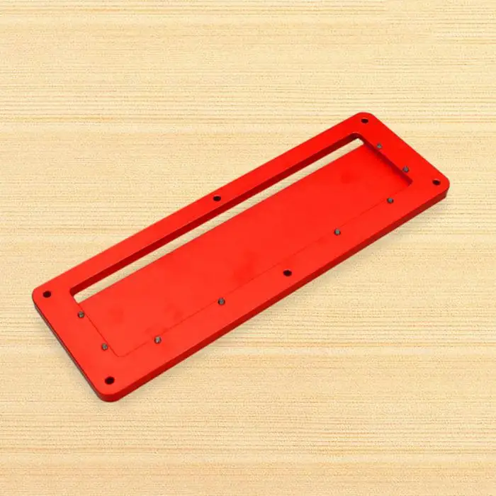 Алюминий циркулярная пила горло плиты флип DIY деревообрабатывающий стол крышка пластины JDH99