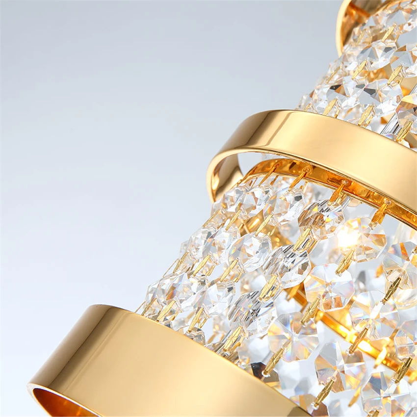 Люкс пост Современные хрустальные одноголовые подвесные светильники гостиная