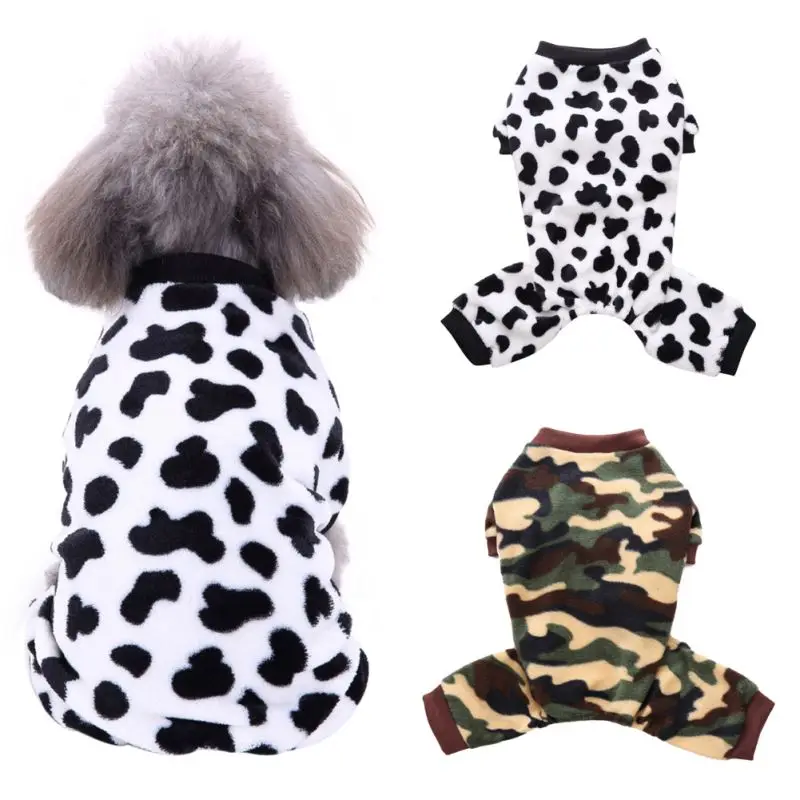 Pet Dog Camouflage Clothes Apparel Shirts Outerwear Jumpsuit Four leg Pajamas For Small Dogs Puppy Chihuahua Product | Дом и сад
