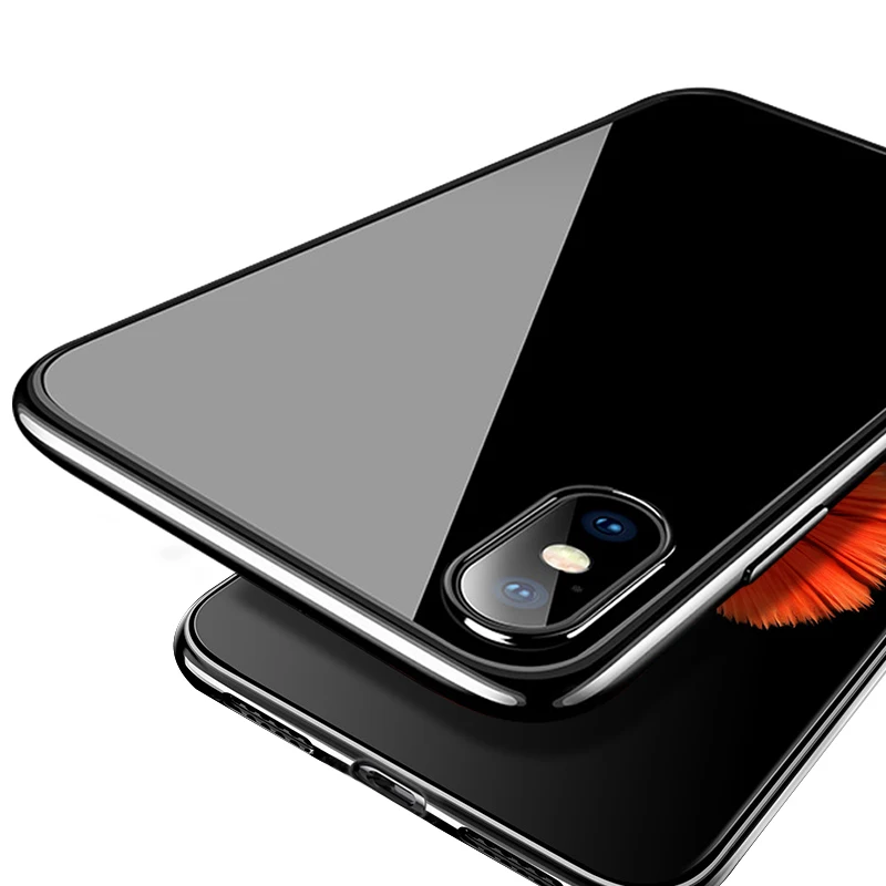 Для iPhone х чехол Сельма прозрачный силиконовый плотная задняя крышка для Apple iPhoenX 10