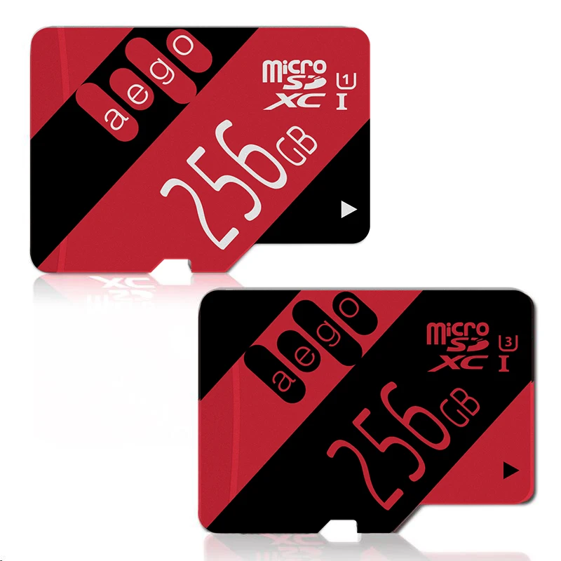 AEGO высокоскоростная карта micro SD 256 Гб памяти класс 10 UHS I (U1) / (U3) с sd адаптером|Карты