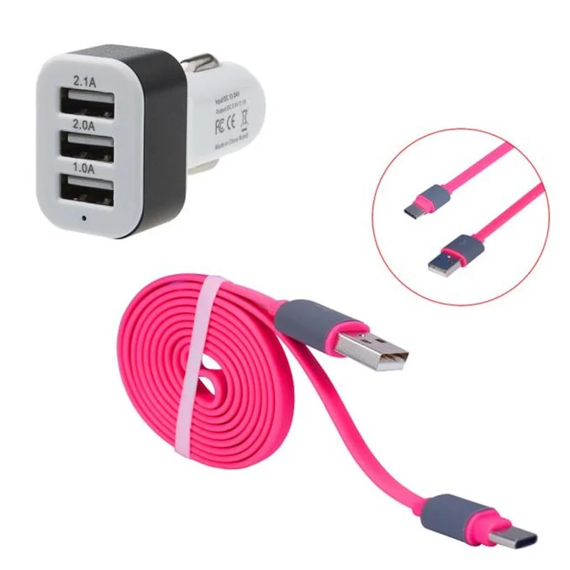 Willtoo Новинка 3 Порты и разъёмы USB 5 V 2.1a/2A/1A автомобиля Зарядное устройство Quick Charge
