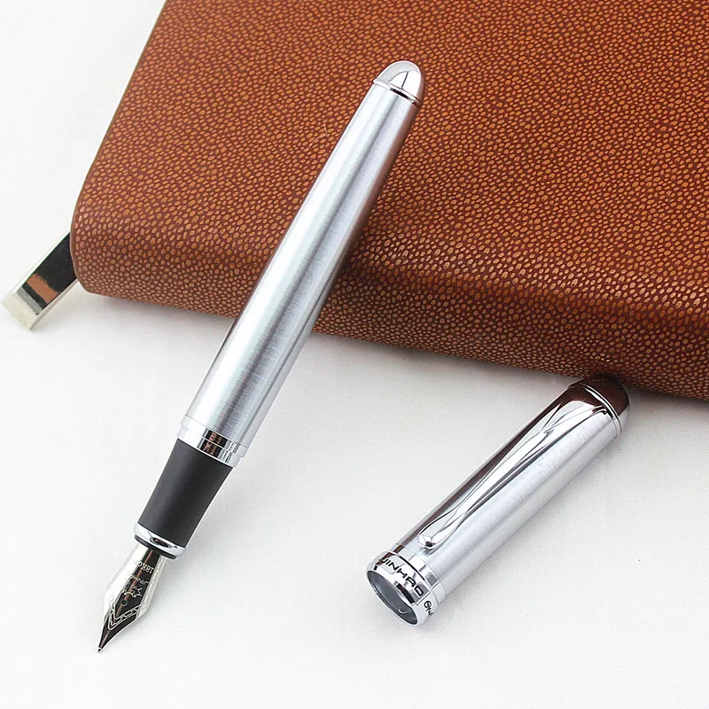 Новый бренд Jinhao X750 нержавеющая перьевая ручка горячая Распродажа перо подарок