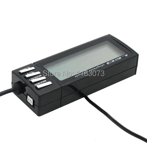 Новый автомобильный цифровой термометр с жк-дисплеем 12 в постоянного тока