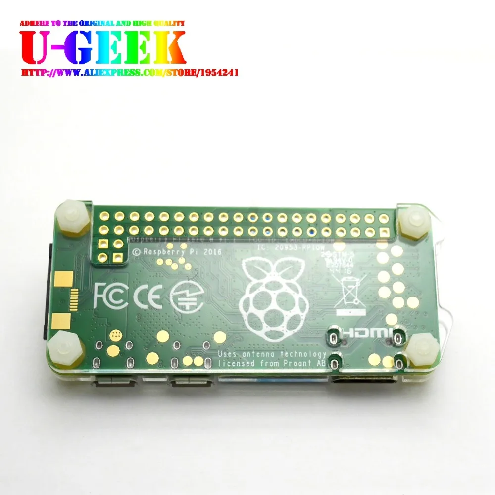 Акриловый чехол UGEEK для Raspberry Pi Zero W/версия камеры 1 3 прозрачный/защитный
