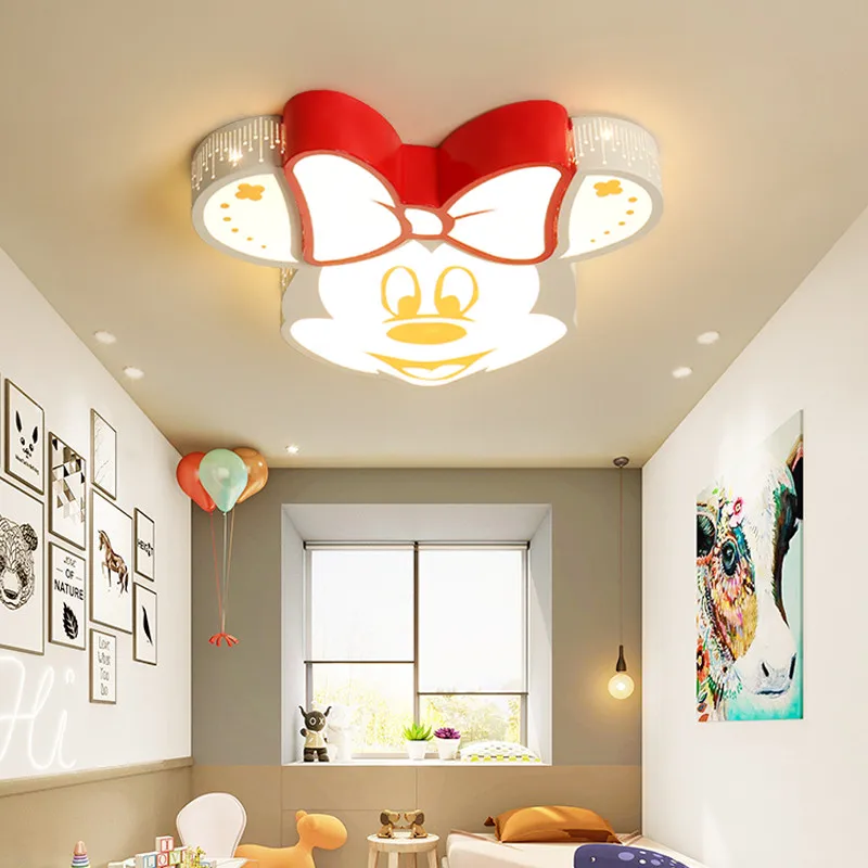 Lámpara Led de dibujos animados para habitación de niños y bebés lámpara de techo de animales, para dormitorio infantil