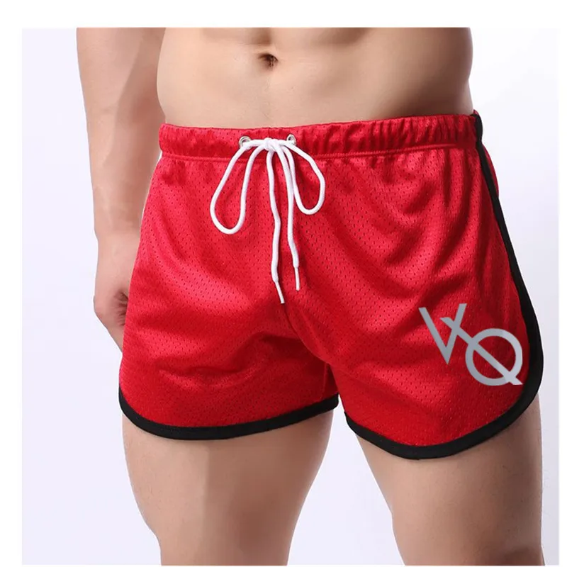 Новые летние мужские тонкие шорты длиной до икры для фитнеса бодибилдинга