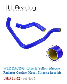 WLR RACING-синий силиконовый радиатор охлаждающей жидкости шланг комплект для VW GOLF GTI MK5 2,0 T 2003-2009, для AUDI MK2, для Seat Leon MK2