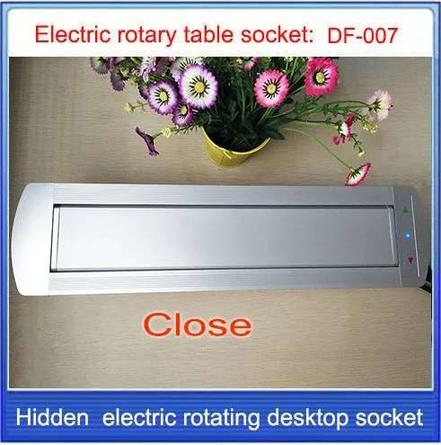 Электрическая вращающаяся настольная розетка с европейской
