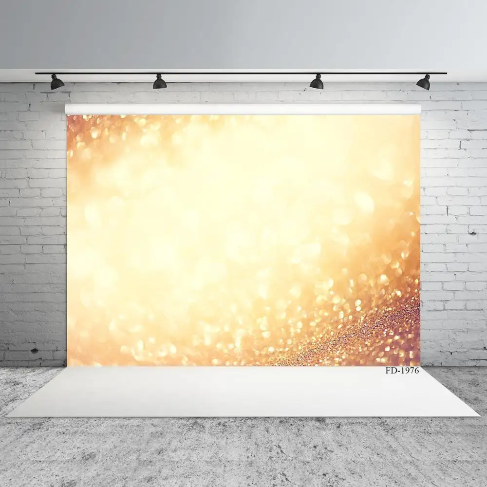 Золотые блестящие боке настенные вечерние фоны для фотосъемки индивидуальные