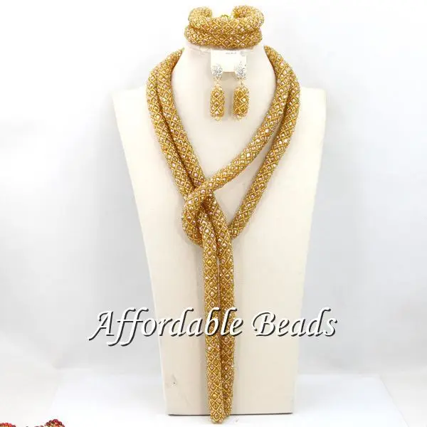 Комплект свадебных украшений BN308 уникальный красный комплект ювелирных изделий