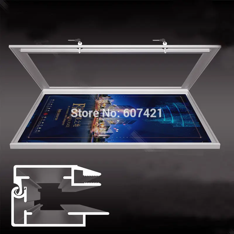 A1 на одной стороне Открытый Погода светодиодный светильник с карманами