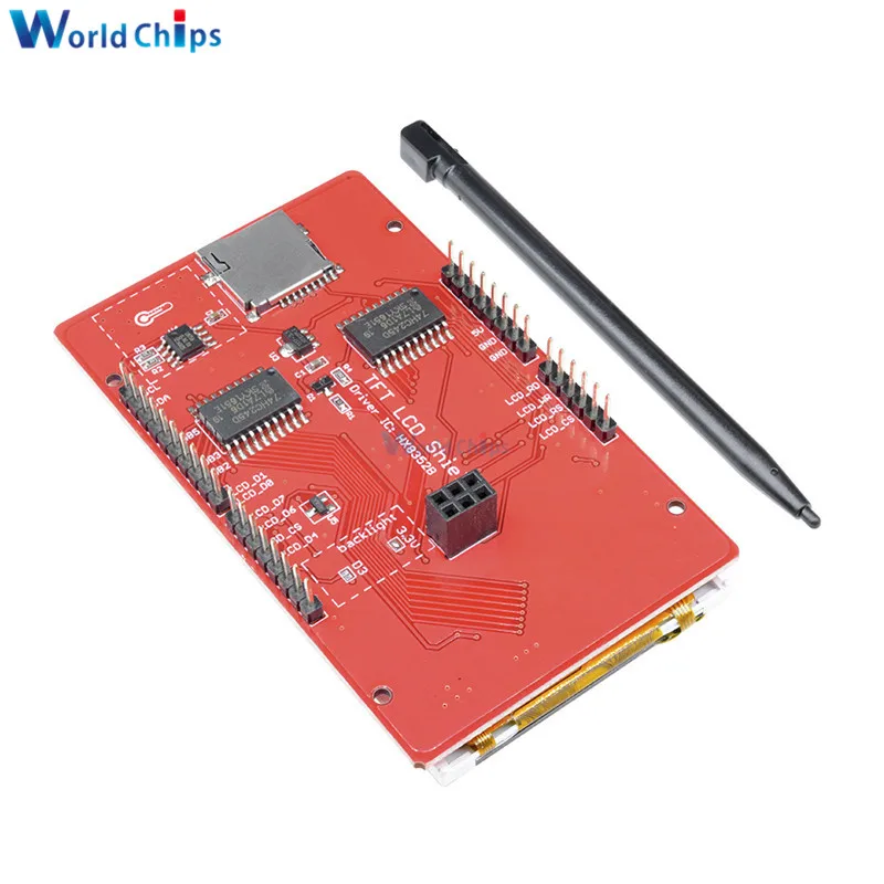 3," 3,2 дюйма 240X400 TFT lcd сенсорный экран расширительный экран светодиодный модуль 5 В/3,3 В с стилусом для Arduino