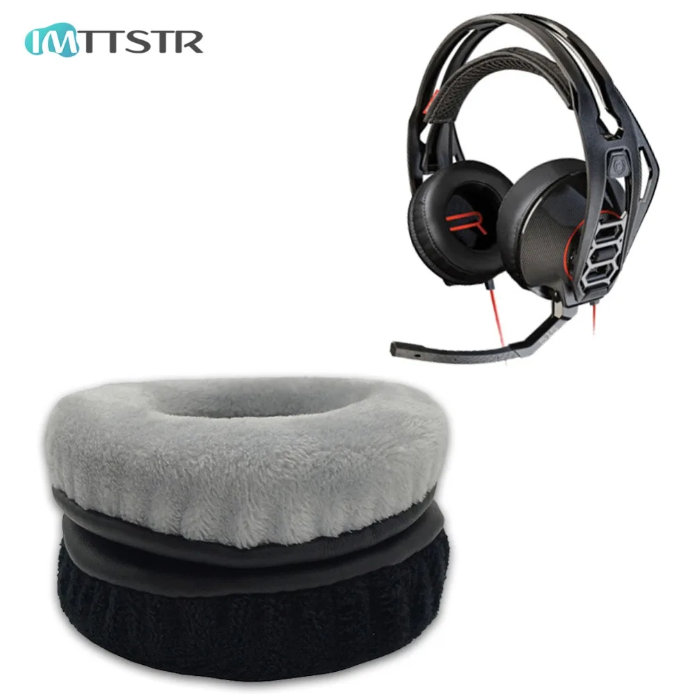 IMTTSTR 1 пара бархатных кожаных амбушюр, сменные наушники для наушников Plantronics RIG 515HD 515 HD