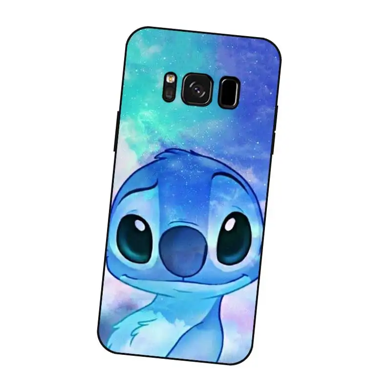 P212 стежка в виде симпатичного черного силиконовый чехол Обложка для samsung Galaxy S5 S6 S7
