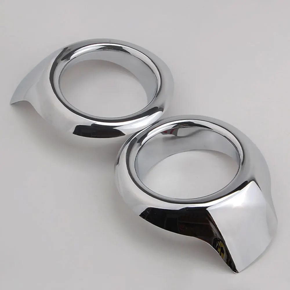 1 пара хромированные декоративные наклейки на передсветильник противотуманную