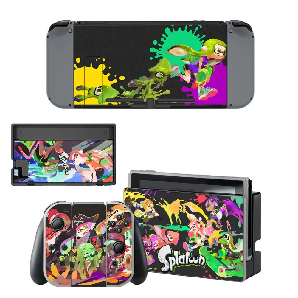 Лидер продаж новинка наклейка на крышку игры Splatoon 2 наклейки для Nintendo Switch s Joy-con