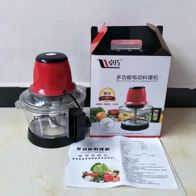 

3L Powerful Meat Grinder Spice Garlic Vegetable Chopper Electric Automatic Mincing Machine Household Grinder Food Processor 220v