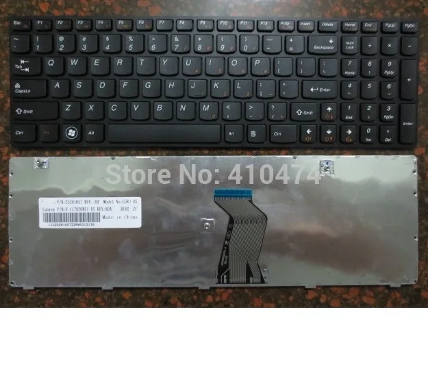 

SSEA Новый ноутбук клавиатура США для Lenovo G580 Z580 V580 G580A V580A G585 G585A G590
