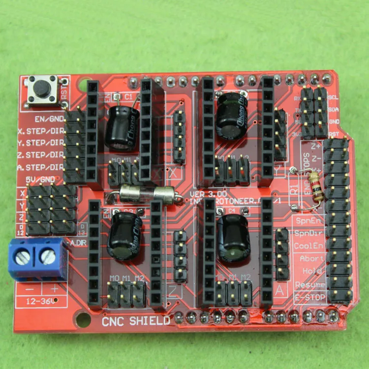 Плата расширения для гравировального Станка [LAN] CNC shield V3 плата драйвера A4988
