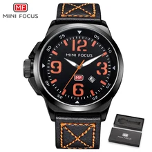 MINIFOCUS мужские часы лучший бренд класса люкс кварцевые ремень из