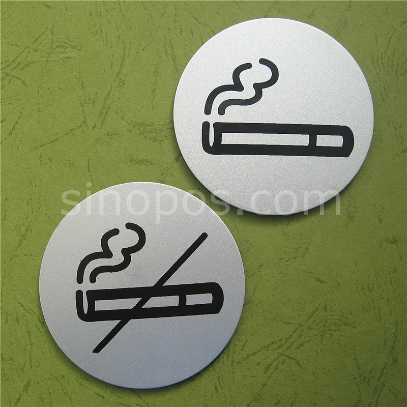 Самоклеющаяся стальная вывеска без домашних животных 83 мм алюминиевые