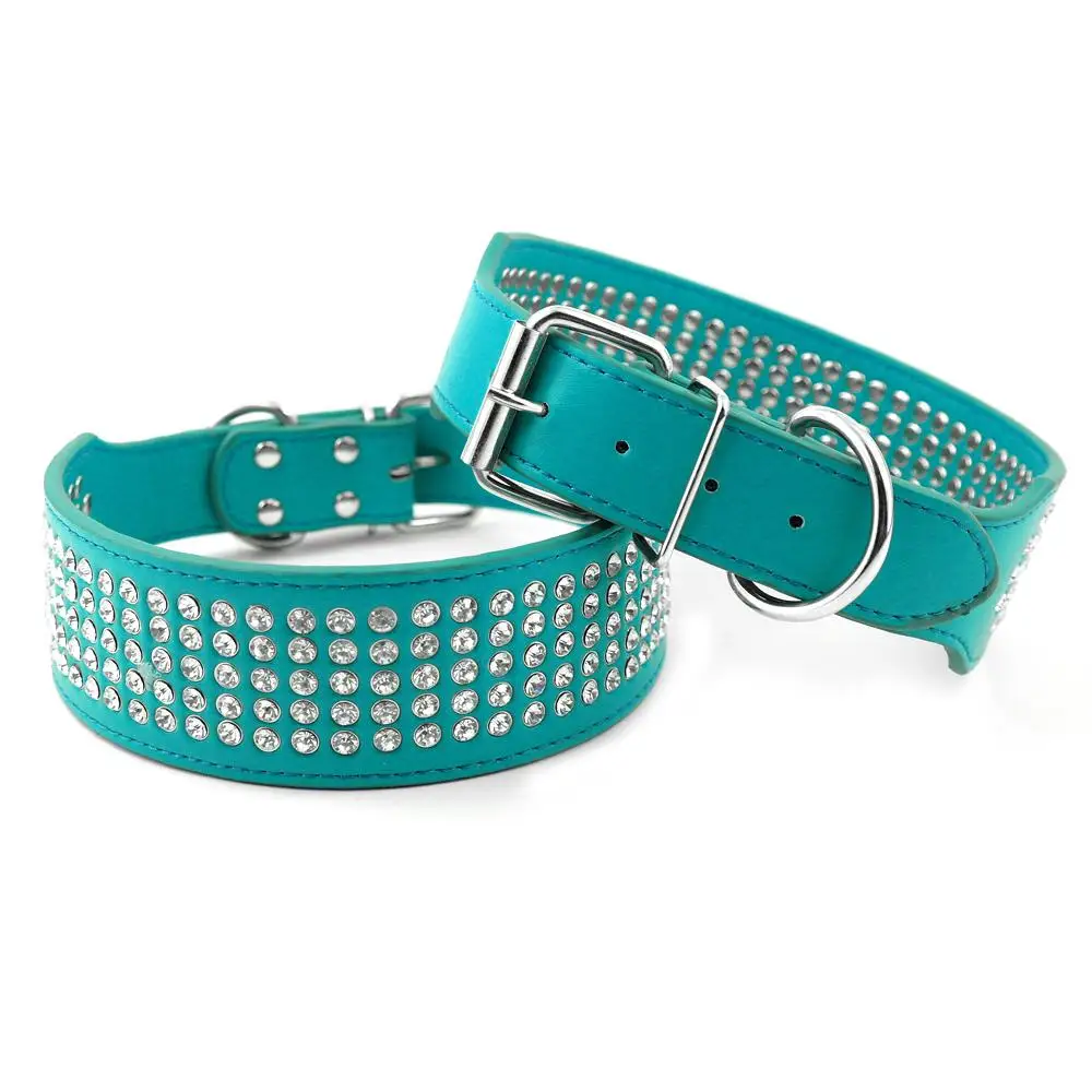 Стразы ошейник для собак Блестящий Кристалл бриллианты бриллиантовый средних
