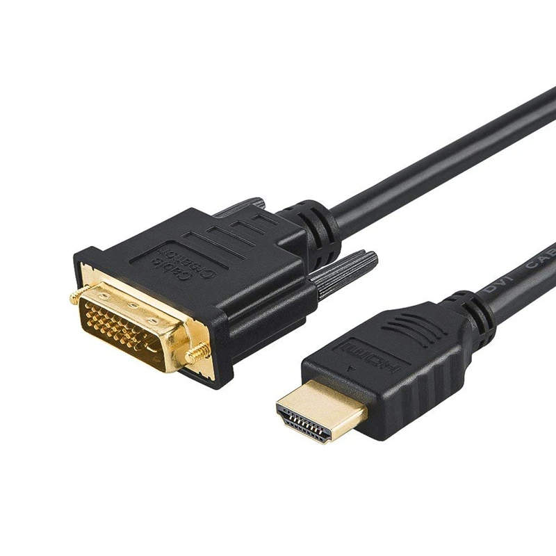 Двунаправленный HDMI папа к DVI(24 + 1) Мужской кабель поддержка 1080P для Raspberry Pi Roku Xbox One