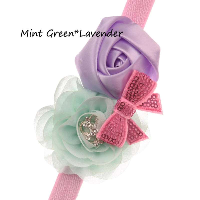 20 шт. изношенный шифон цветы розы бутон Шикарный цветок повязка на голову фото