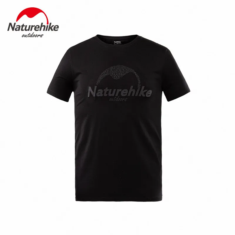 Naturehike Спортивная футболка для пеших прогулок Летний дышащий Топ унисекс чистый