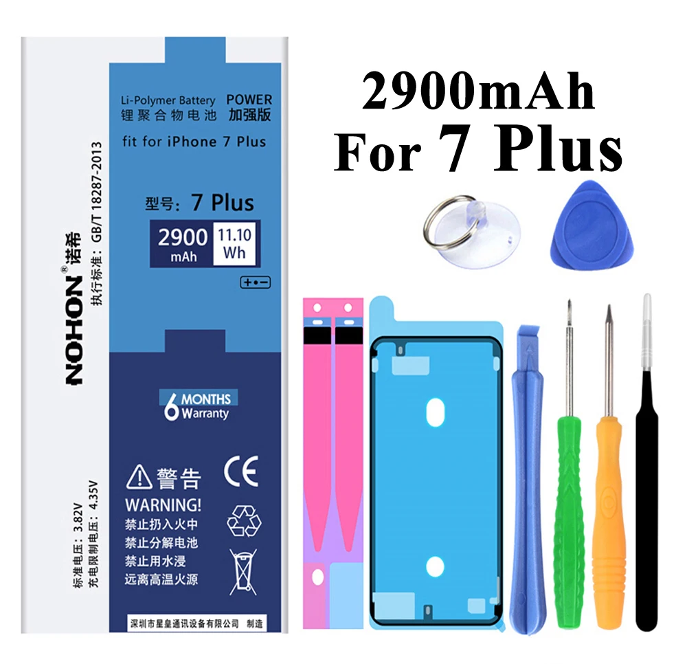 Аккумулятор для Apple iPhone 7 Plus 7G 7/7 P 7 Plus iPhone7 1960-3360 mAh встроенные литий-полимерные батареи+ инструменты для Apple iPhone 7 Plus батареи