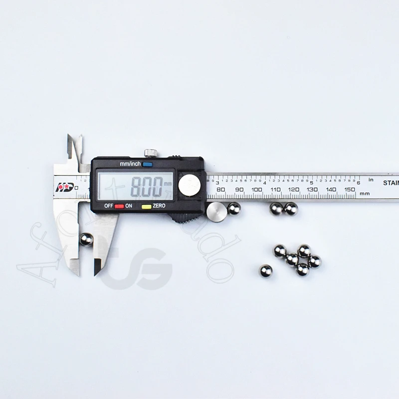 8MM 0.3149606(inch) 10pieces Chrome Steel ball Diameter 8mm 10pcs/set Precision :G10-Grade