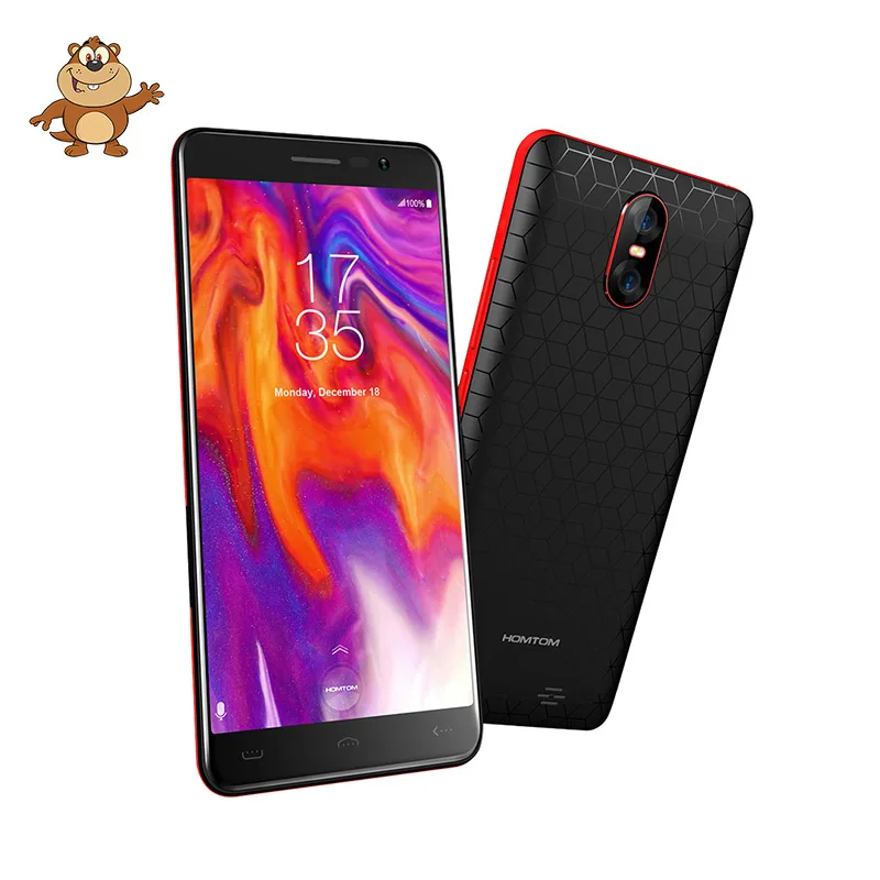 HOMTOM S12 MT6580 Quad Core Android 6.0 Smartphone 5.0 Inch 18:9 Display Dual Back Cameras 1GB RAM 8GB ROM 3G Mobile Phone | Мобильные