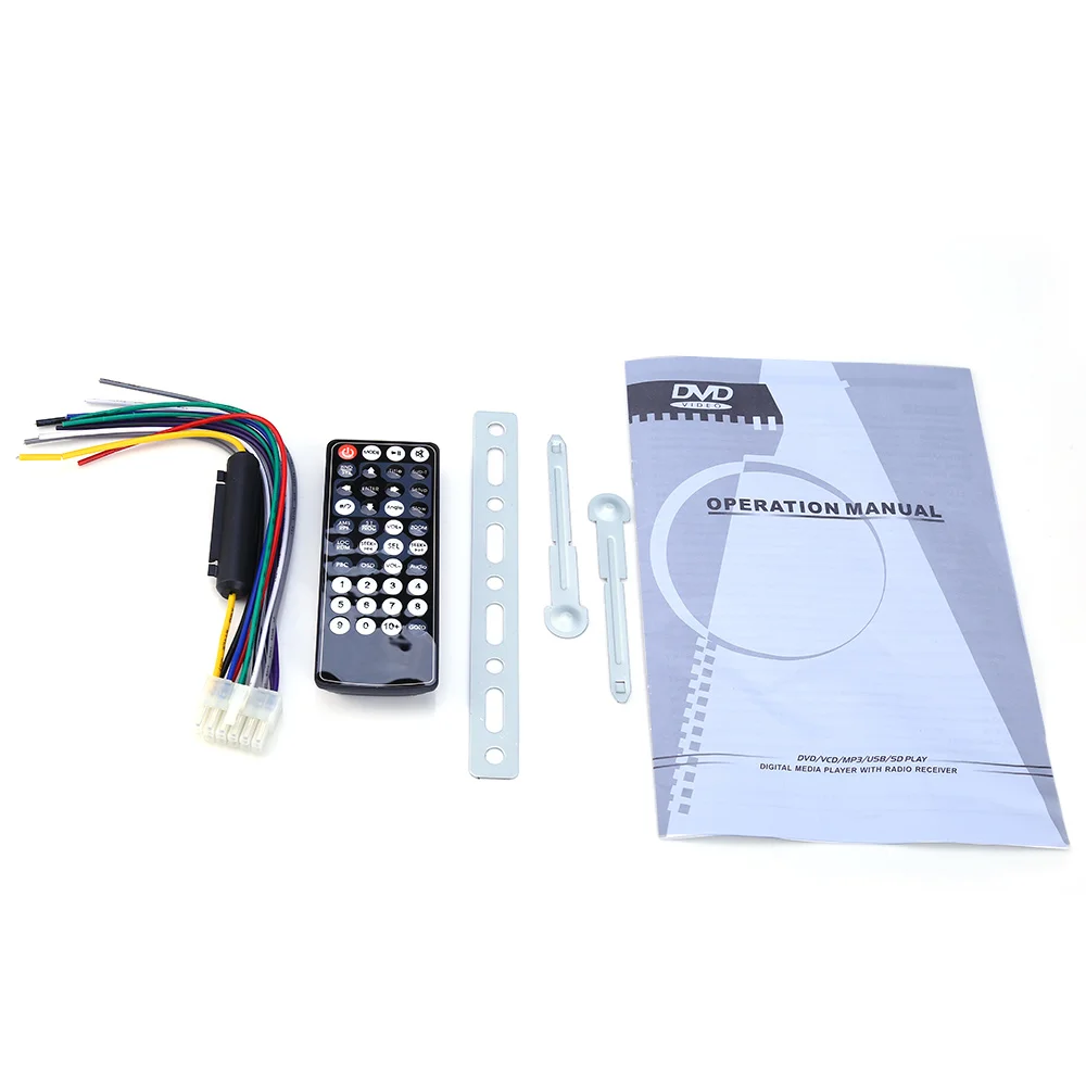 1563U 12 в автомобильный стерео FM Радио MP3 аудио плеер Поддержка SD AUX USB DVD VCD CD 1 DIN