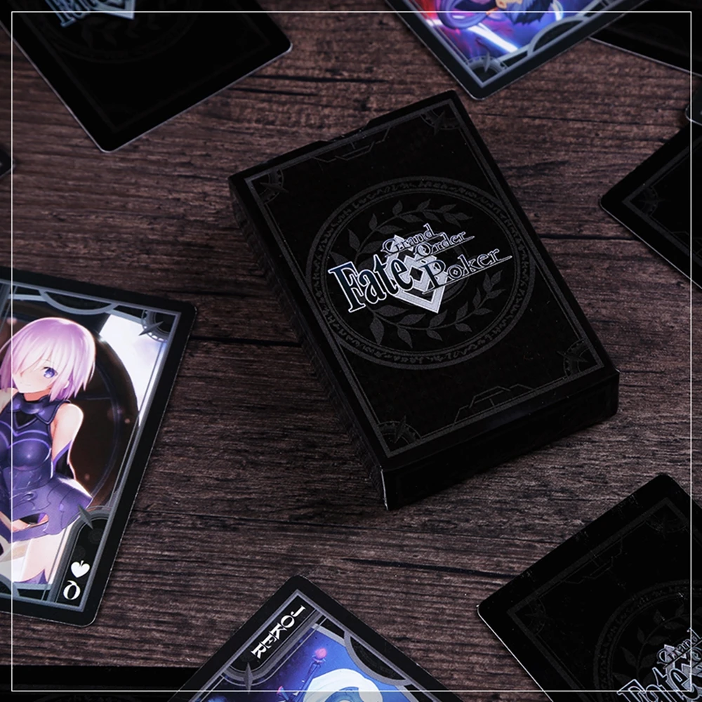 Настольные игры аниме JK FGO фишки для покера игральные карты Fate Grand Order 57x87 мм Saber |