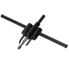 Кольцевая пила из легированной стали, регулируемая кольцевая пила, сверло 330 мм-120 мм200 мм300 мм, набор режущих инструментов для деревообработки