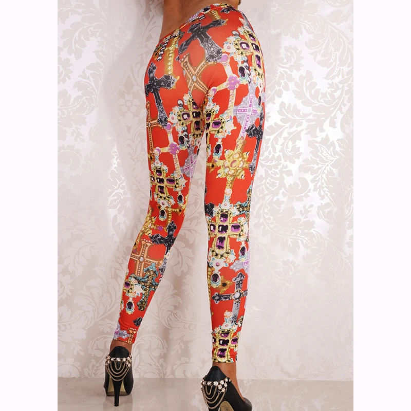 

New Digital 3D Printed Leggings For Women Fitness Sporting Workout Slim Legging Polyester QuicK Dry Trousers Stretch Pants