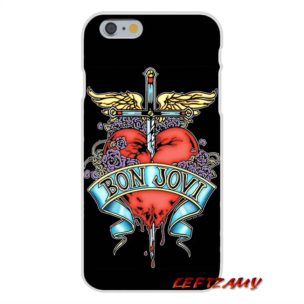 Для iPhone X XR XS MAX 4 4S 5 5S 5C SE 6 6S 7 8 Plus ipod touch Аксессуары чехлы для телефонов band bon jovi |
