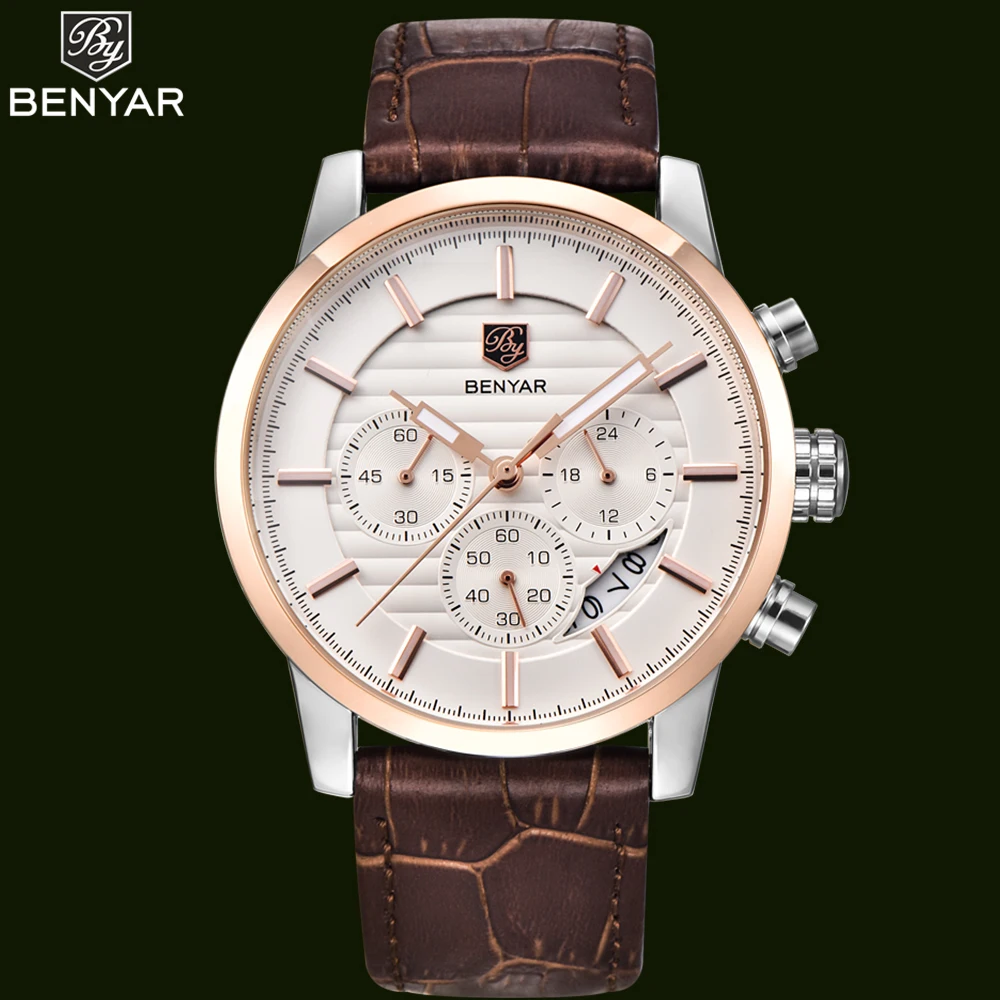 BENYAR часы мужские Montre Hommes Топ Марка де люкс кварцевые спортивные часы Montres Hommes де режим Montre-браслет relogio masculino