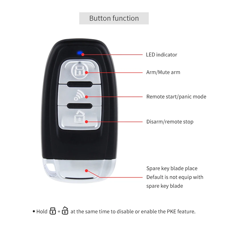 Система сигнализации EASYGUARD pke для мотоцикла универсальная система безопасности с