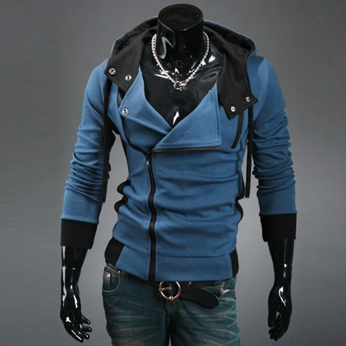 Мужское пальто на молнии для активного отдыха куртка с длинным рукавом теплая