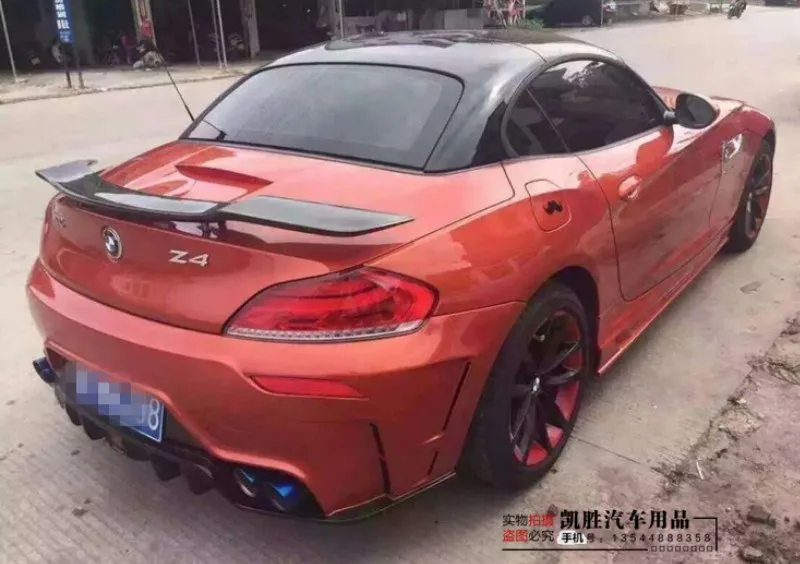 HLONGQT спойлер из углеродного волокна для BMW Z4 E89 2009.2010.2011.2012.2013.2014.2015.2016