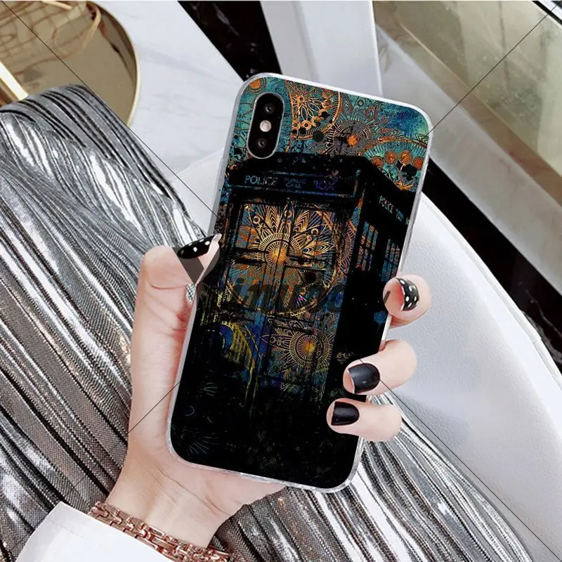 Yinuoda Tardis Box Doctor Who Customer High Quality Phone Case for Apple iPhone 8 7 6 6S Plus X XS MAX 5 5S SE XR Cellphones | Мобильные