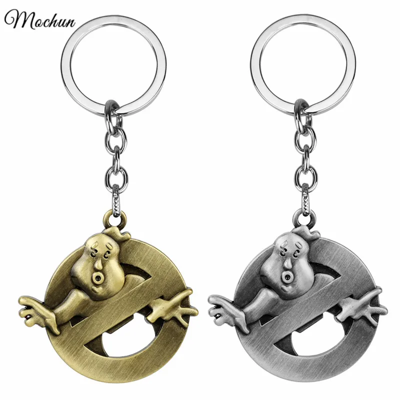 Брелок для ключей MQCHUN, Охотники за привидениями, 2017, брелок для подарка, брелок для ключей от автомобиля Chaveiro ювелирных изделий, сувенирный, AXL853