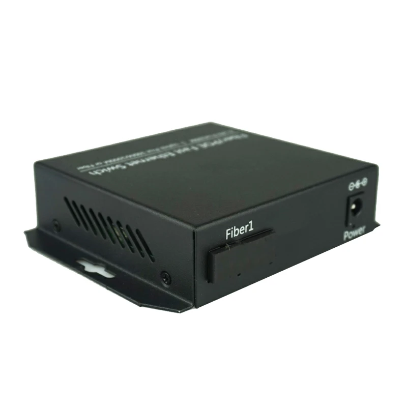 Волоконный коммутатор 1F4E для быстрой локальной сети ethernet POE 1 одномодовый