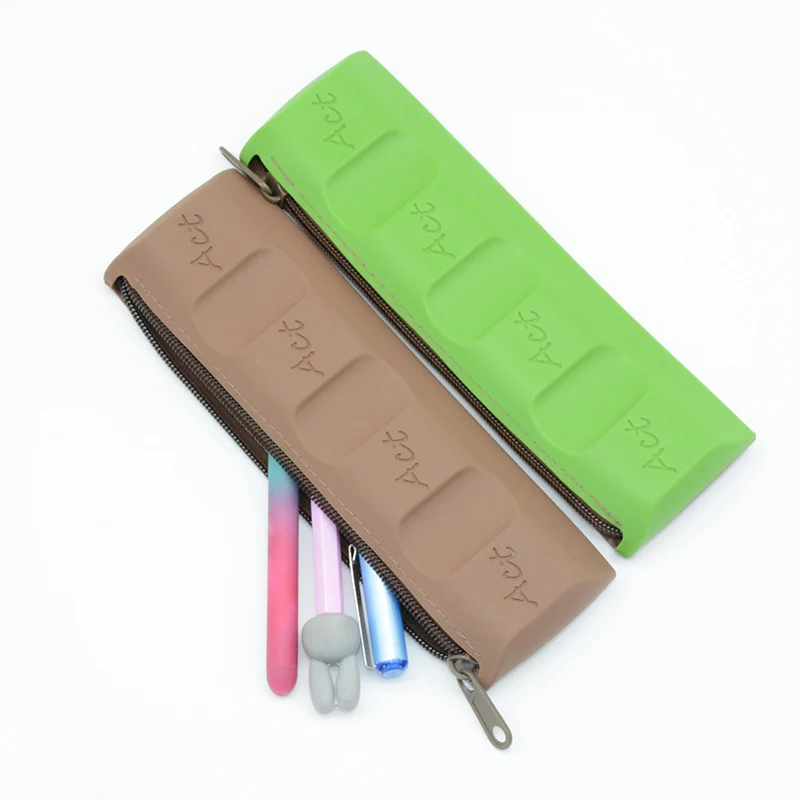 Школьный чехол-карандаш для шоколада милый Etui Estuche Escolar Kawaii Trousse Scolaire Stylo Kalem Kutusu силиконовый чехол для ручек