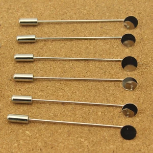 Металлическая филигранная брошь с родиевым покрытием, 6 см, 10 см