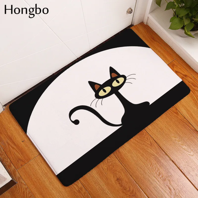 Коврик для входной двери Hongbo мультяшный милый кот кухонные коврики спальни
