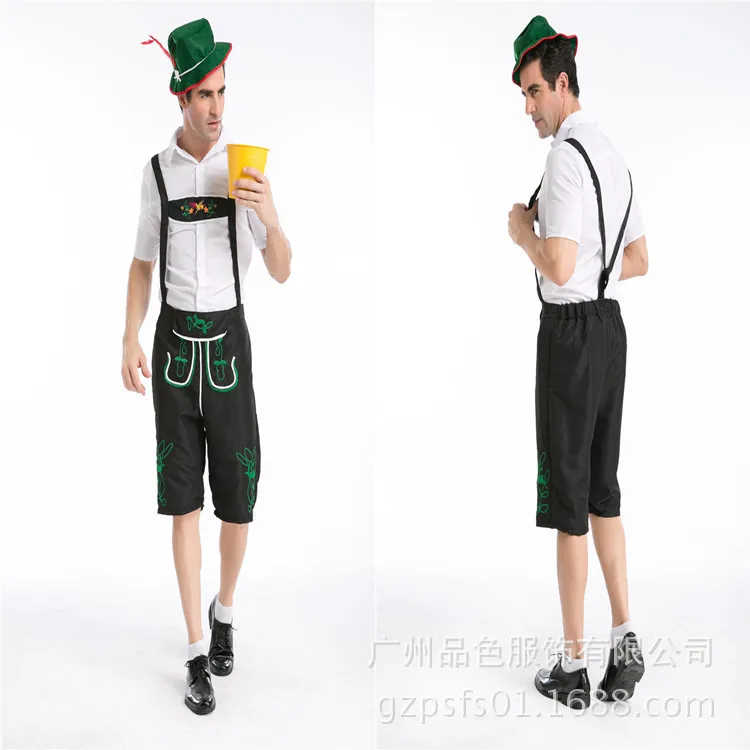 Костюм Хеллоуин для мужчин взрослых пивной фестиваль костюм октоберфес пивные